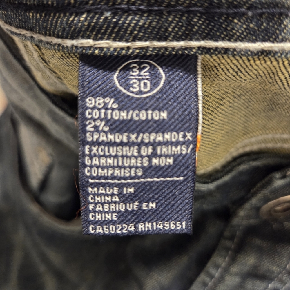 Buffalo David Bitton Evan-X Slim Stretch Jeans – Dark Distressed Wash – 32x30 - Picture 6 of 7